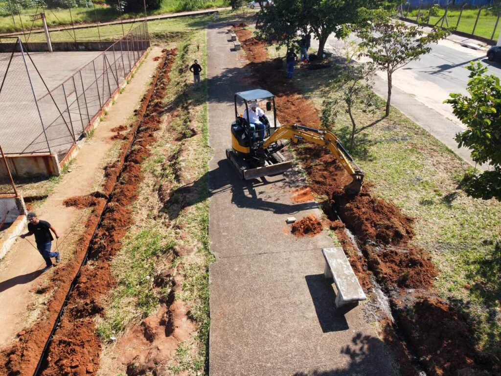 Quadras esportivas no Jd. Santiago, em Hortolândia, recebem iluminação de LED – Jornal Aqui Paulínia