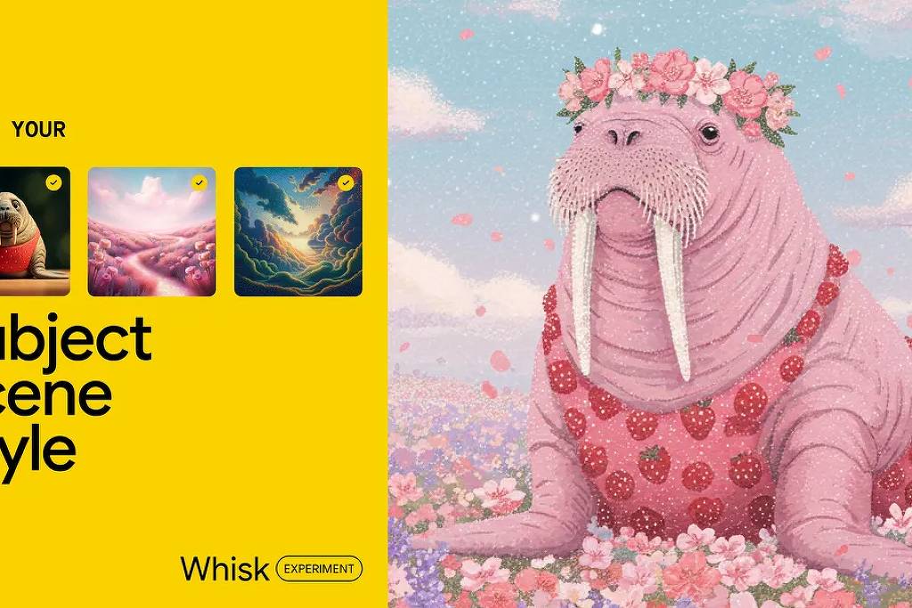 Whisk, IA do Google que cria imagens, chega ao Brasil – 25/02/2025 – #Hashtag