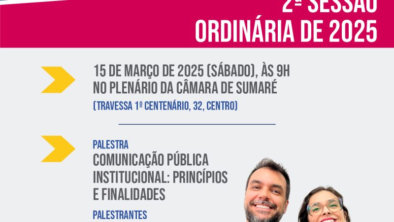 Segundo encontro do Parlamento Jovem vai debater a importância da comunicação pública