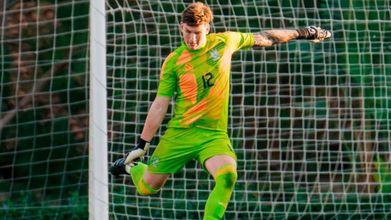 Goleiro Maksym estreia pela seleção Sub-20 da Ucrânia