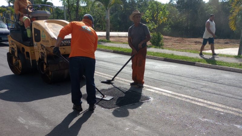 Operação Tapa-Buraco é realizada pela Prefeitura de Hortolândia no entorno das lagoas do Jardim Amanda – Jornal Aqui Paulínia