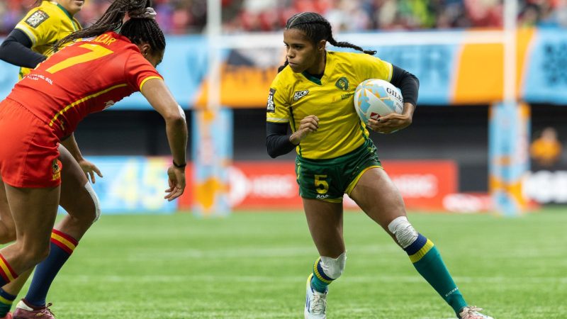 Seleção feminina bate China em 5ª etapa do circuito de rugby sevens