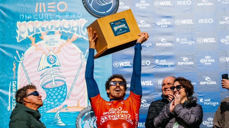 Yago Dora derrota Italo Ferreira e fatura etapa de Peniche na WSL