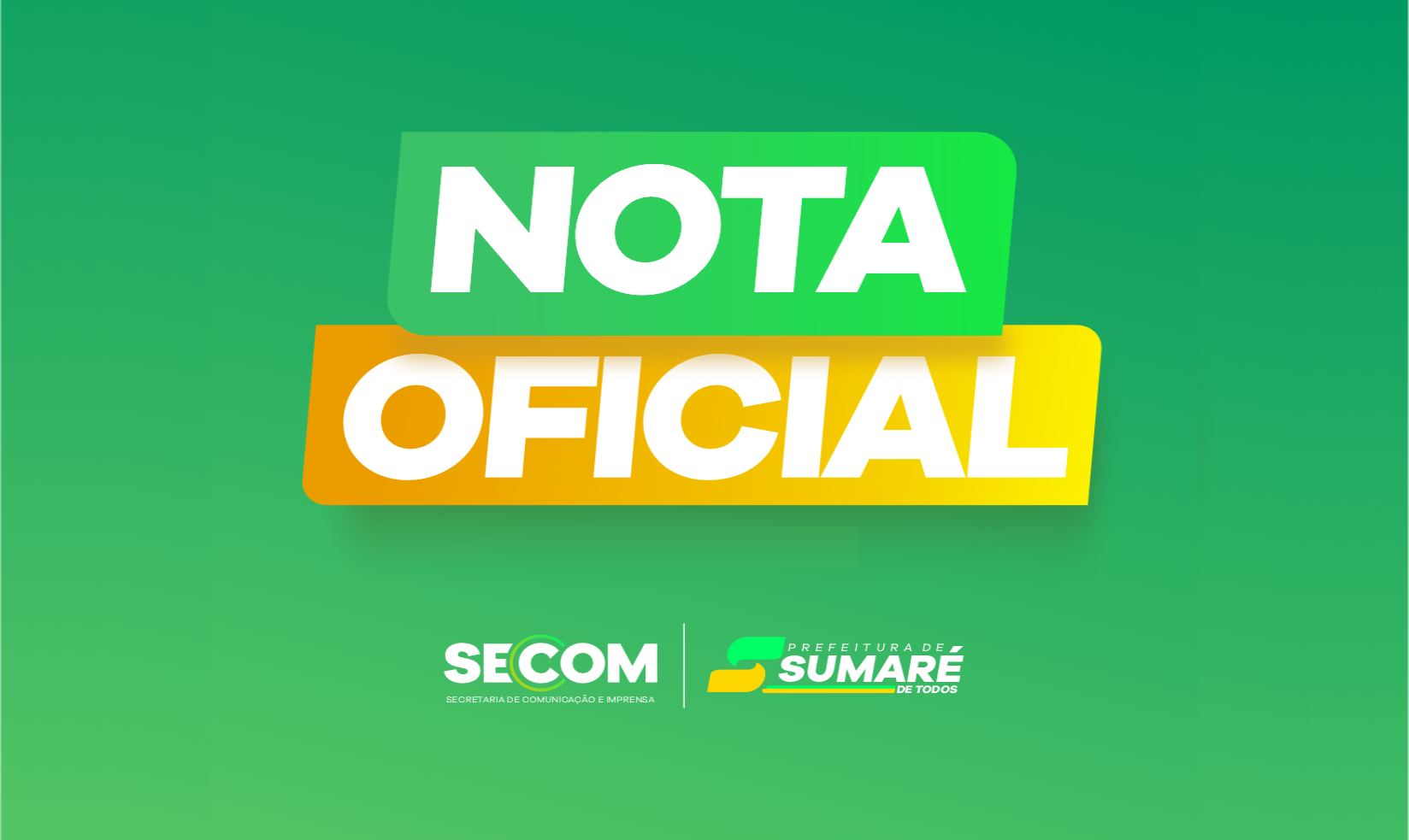 SUMARÉ – NOTA OFICIAL – DENGUE
