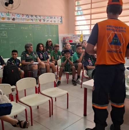 Agentes da Defesa Civil ministraram treinamento para grupo de escoteiros – Jornal Aqui Paulínia