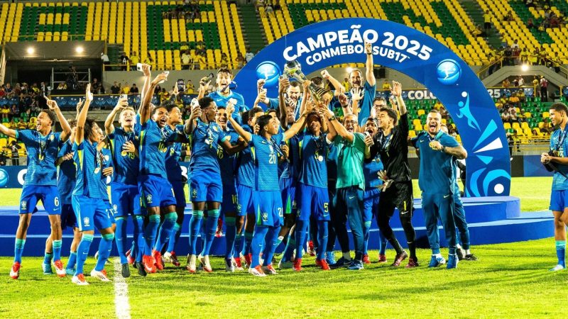 Brasil conquista título do Campeonato Sul-Americano Sub-17
