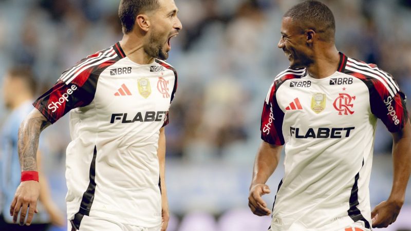 Fla vence com brilho de Arrascaeta para assumir ponta do Brasileiro