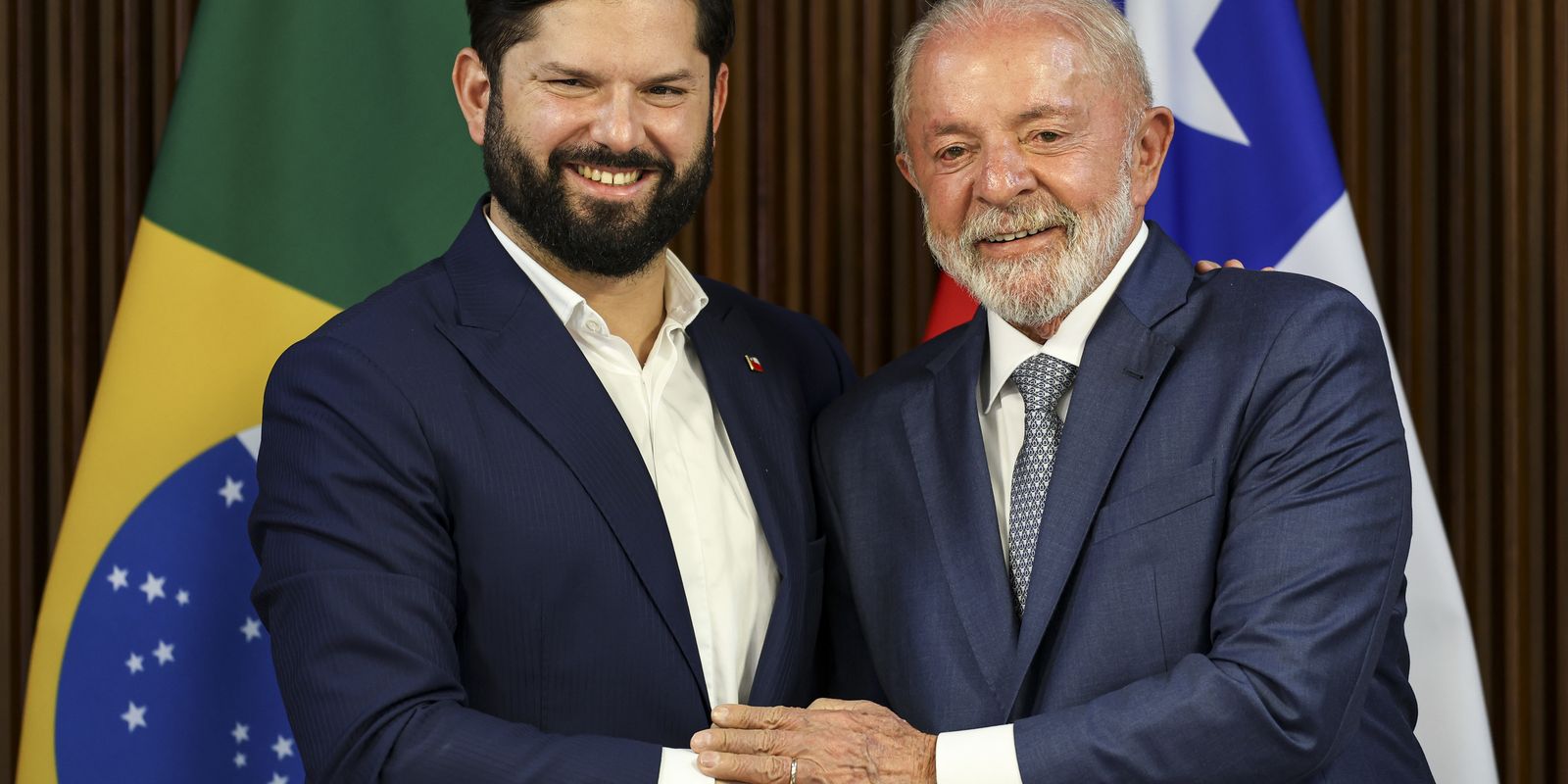 Lula recebe o presidente do Chile em Brasília