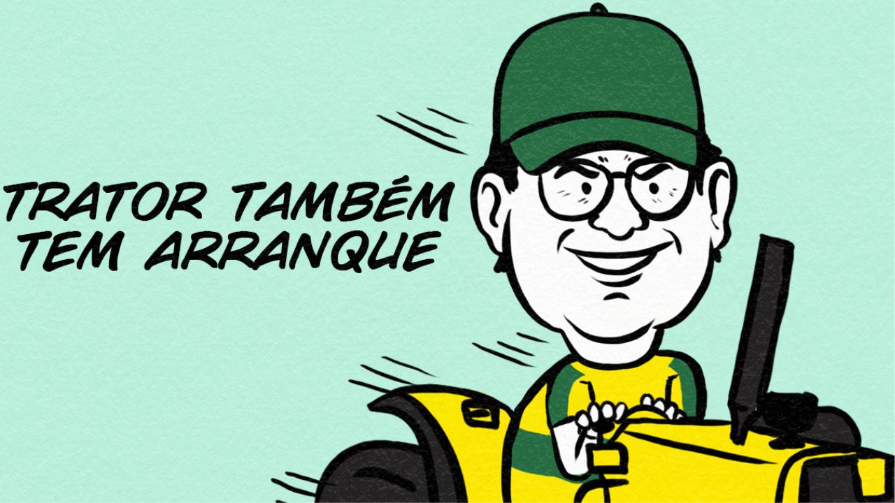 O trator de Guto Ferreira atropelou a Ferrari de Maurício Barbieri