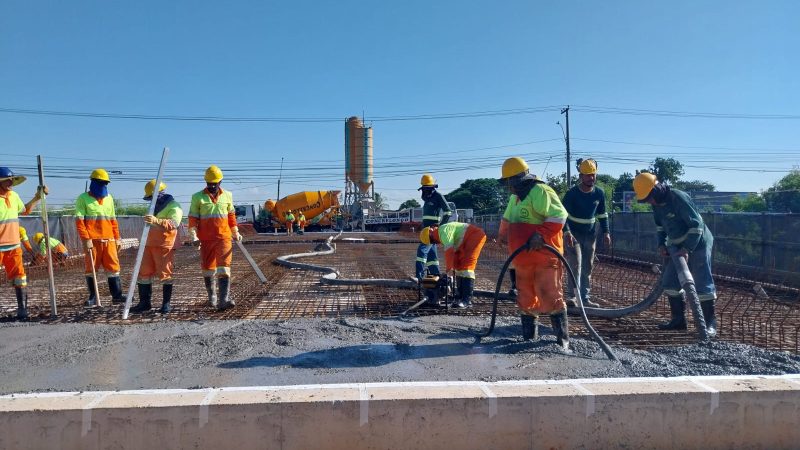 Obra do viaduto sobre rodovia SP-101, em Hortolândia, conclui concretagem de lajes – Jornal Aqui Paulínia