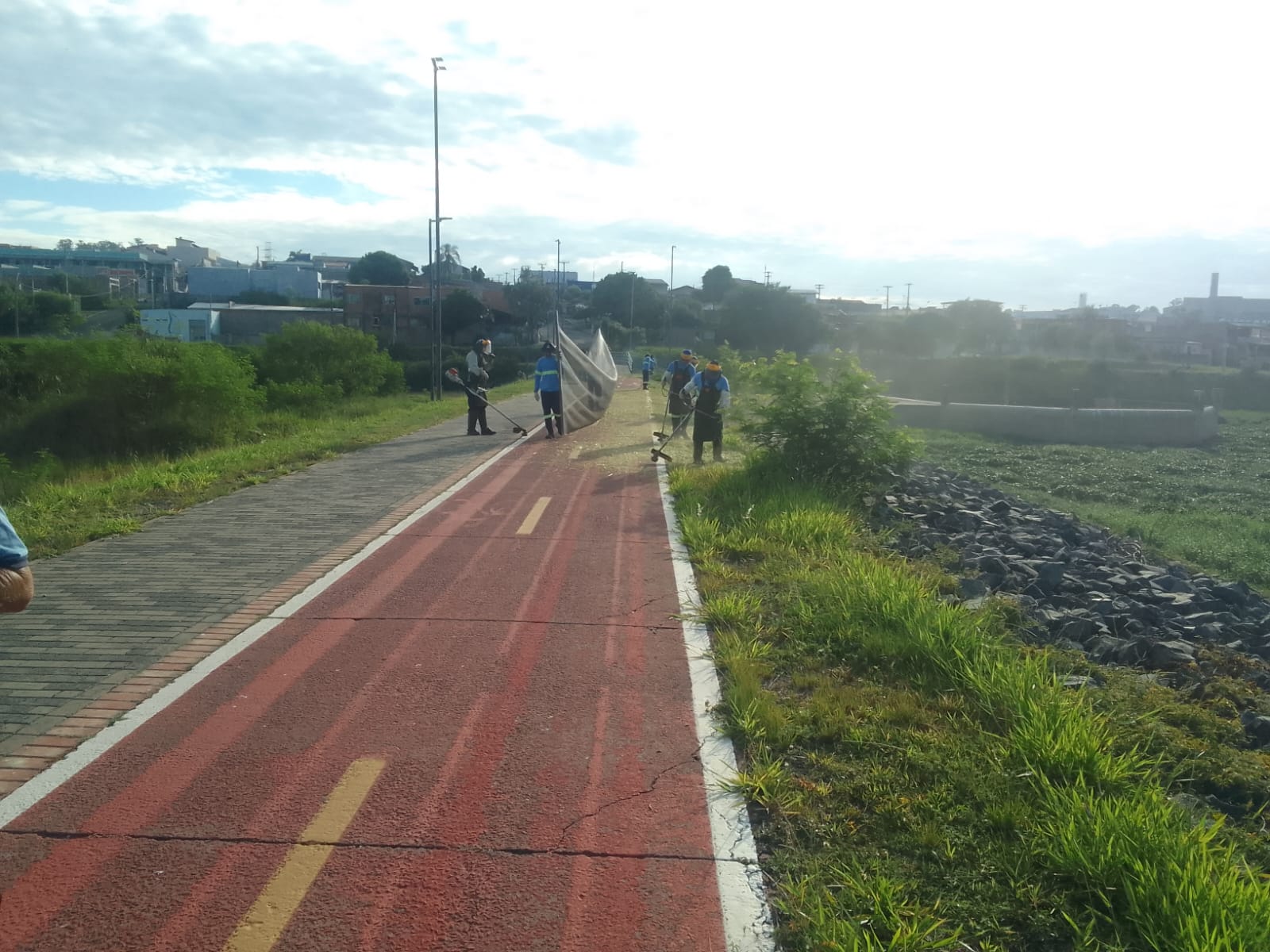 Poda do mato e limpeza melhoram paisagismo do Pq. Socioambiental Remanso das Águas – Jornal Aqui Paulínia