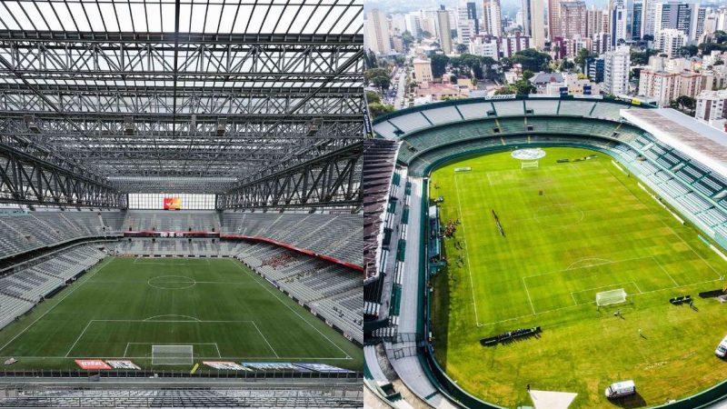 Arena da Baixada ou Couto Pereira? Influenciador elege melhor estádio da Série B
