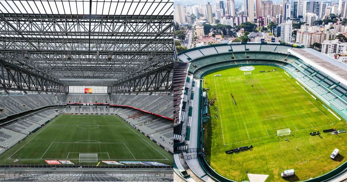 Arena da Baixada ou Couto Pereira? Influenciador elege melhor estádio da Série B