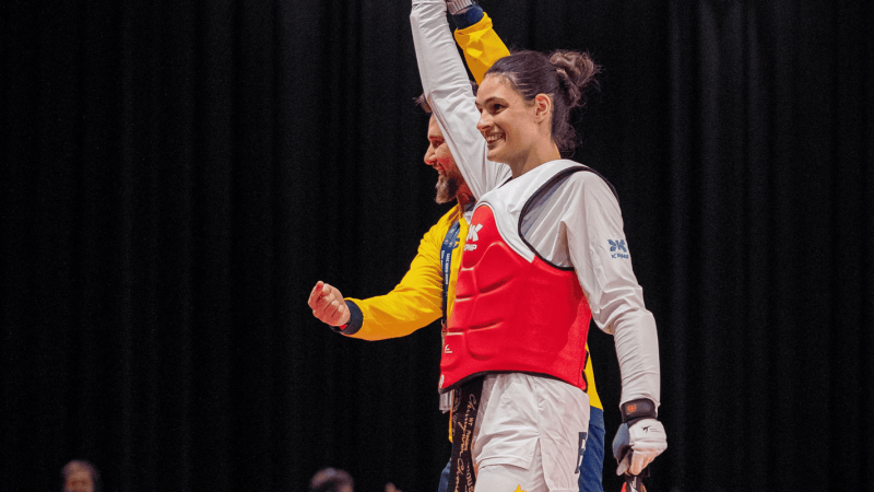 Jogos Mundiais Universitários: Maria Clara Pacheco é ouro no taekwondo