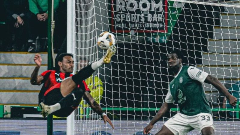 Atacante Júnior Brumado marca golaço na Europa League; assista