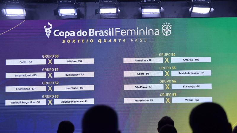 CBF divulga datas e horários das oitavas da Copa do Brasil Feminina