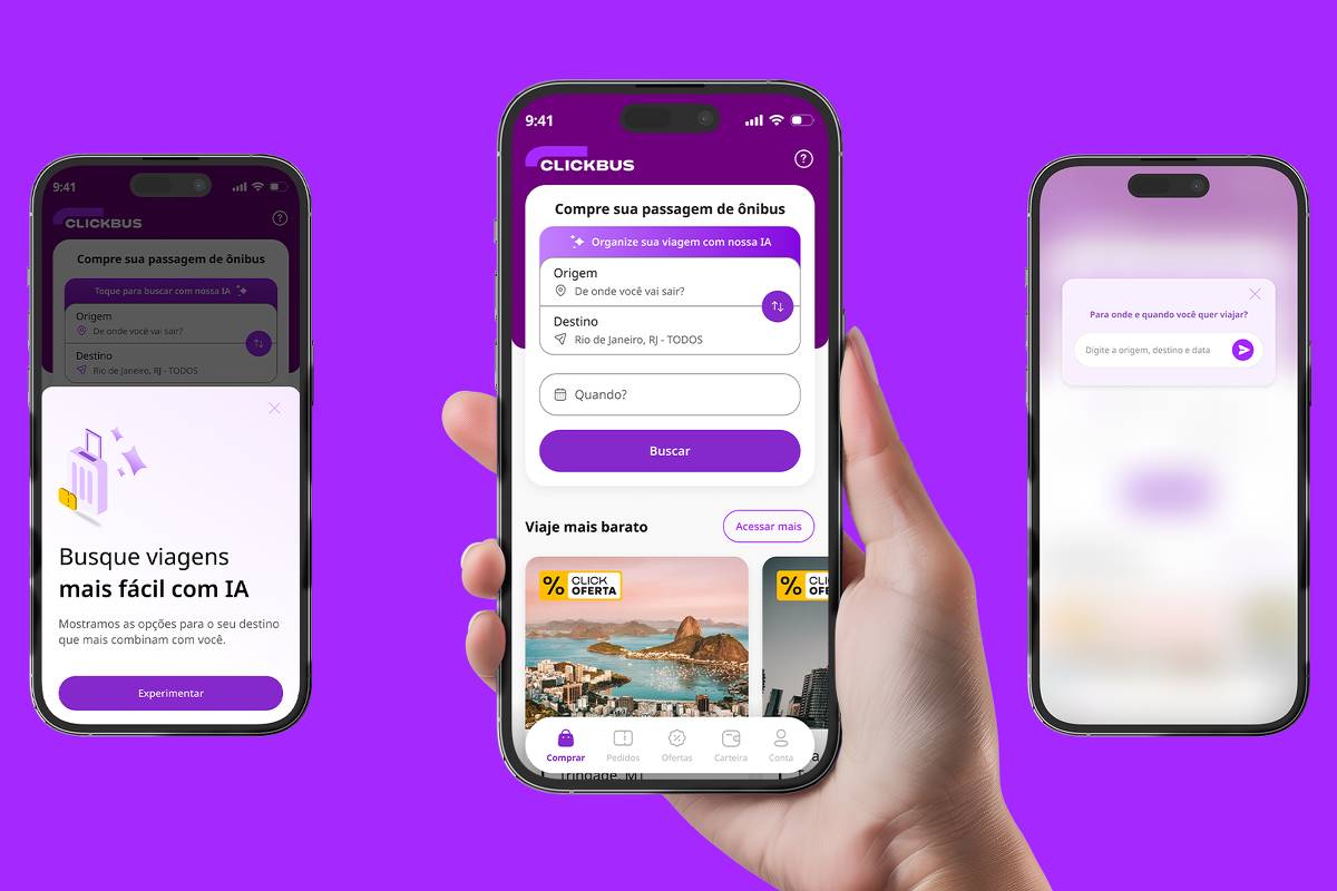 Clickbus aposta em IA com dicas de destino e promoções – 06/08/2025 – Tec