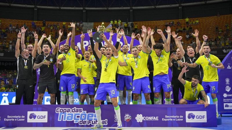 Brasil conquista a Copa das Nações de Futsal