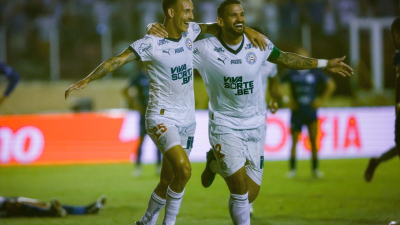 Copa do Nordeste: Bahia vence Confiança por 4 a 1 e encaminha título