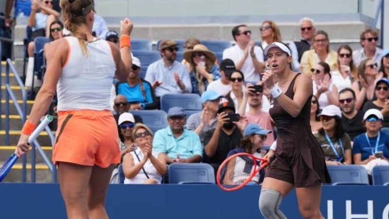 Dupla de Luisa Stefani vence 3ª seguida e vai às quartas do US Open