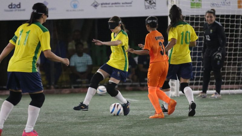 Brasil estreia com vitória na Copa do Mundo de futebol de cegas
