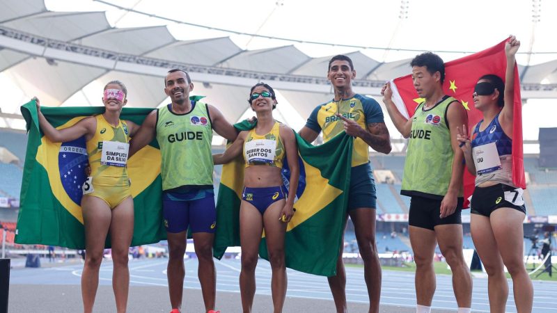Brasil faz história e termina Mundial de Atletismo Paralímpico em 1º