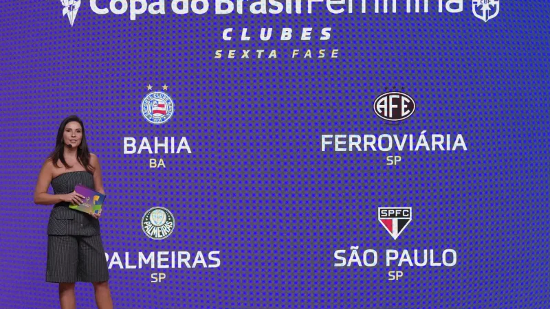 CBF sorteia confrontos das semifinais da Copa do Brasil Feminina