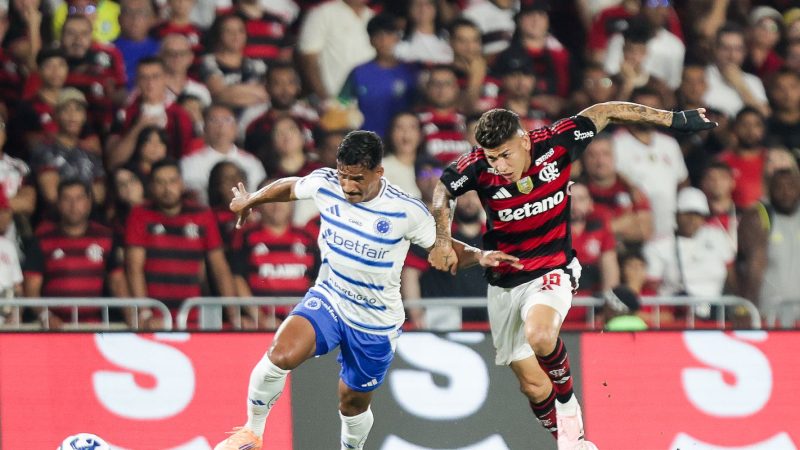 Campeonato Brasileiro: Flamengo e Cruzeiro empatam em Maracanã lotado